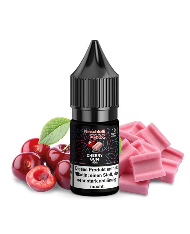Kirschlolli MAXX Cherry Gum - Nikotinsalz Liquid 10ml