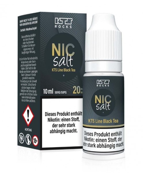 Black Tea - KTS Line Nic Salt Liquid 10ml