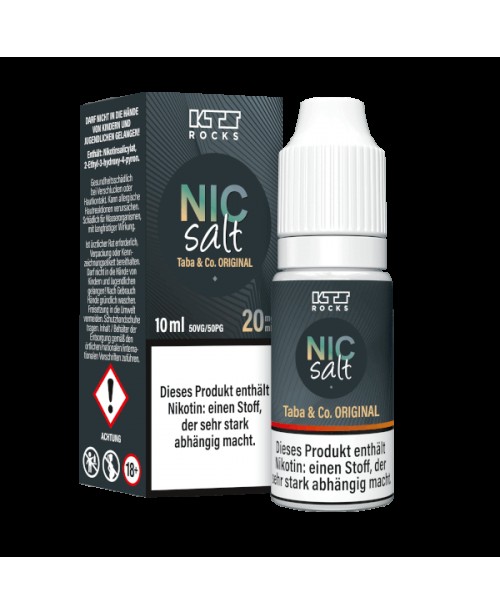 Original Tabak & Co. - KTS Nic Salt Liquid 10m...