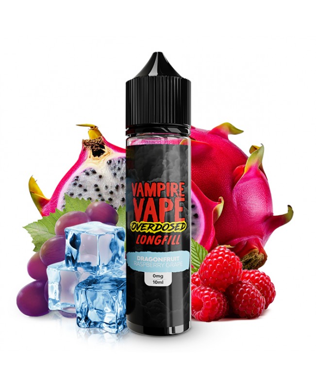 Vampire Vape Overdosed- Dragonfruit Raspberry Grape Aroma 10ml