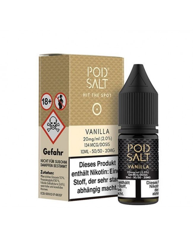 Vanilla - Pod Salt 10ml Liquid