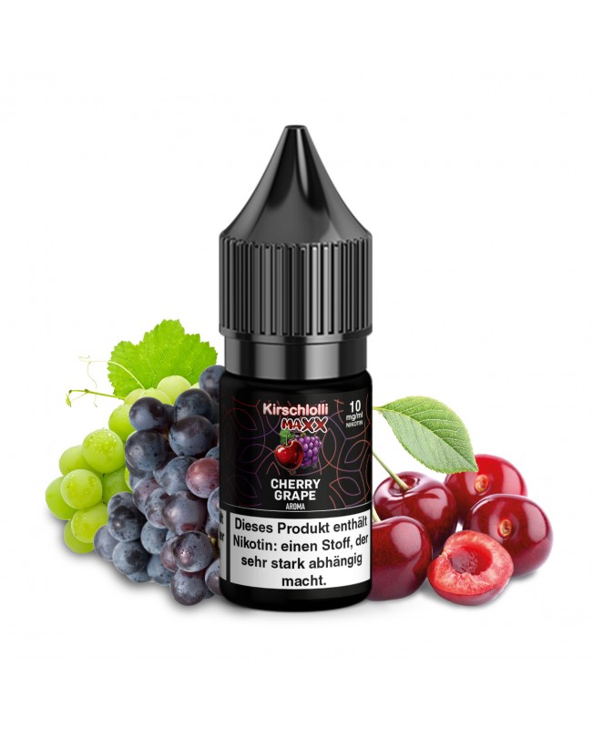 Kirschlolli MAXX Cherry Grape - Nikotinsalz Liquid 10ml