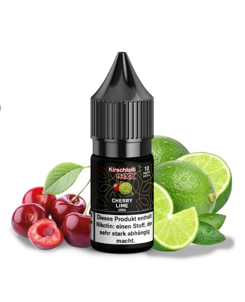 Kirschlolli MAXX Cherry Lime - Nikotinsalz Liquid ...