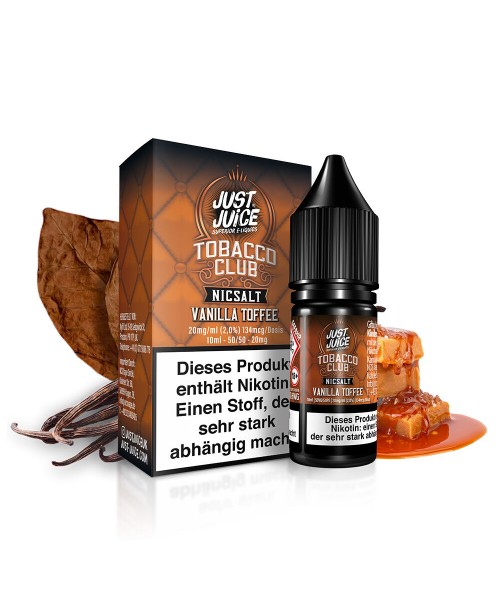 Tobacco Vanilla Toffee - Just Juice - Nikotinsalz ...