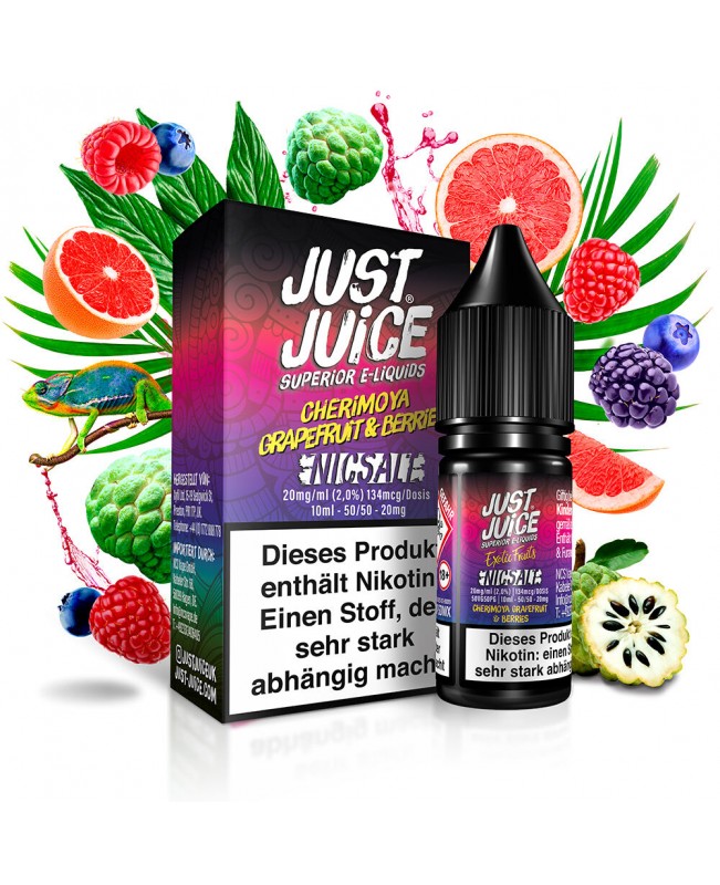 Cherimoya Grapefruit & Berries - Just Juice - Nikotinsalz Liquid 10ml