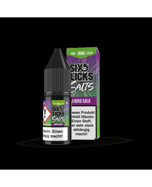 Liquid Gold - Six Licks Nikotinsalz Liquid 10ml