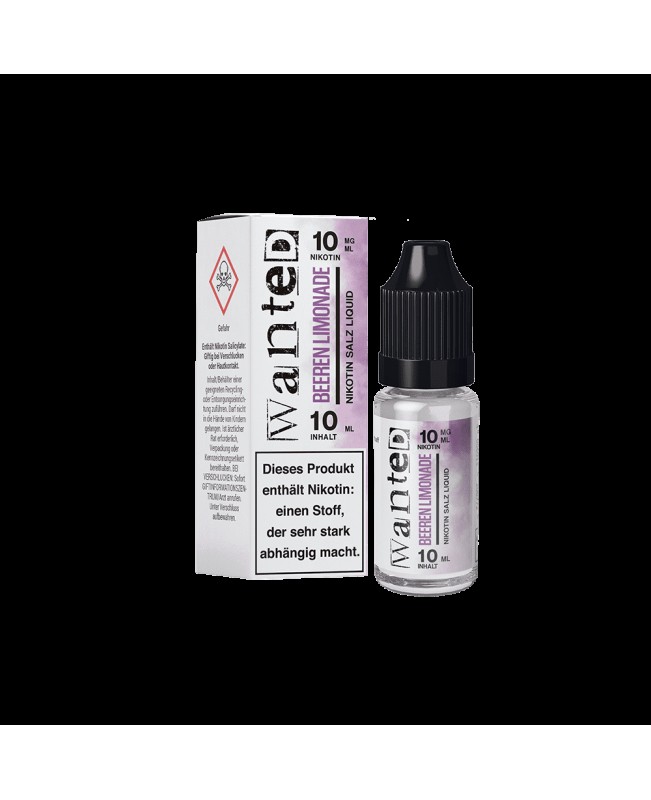 Beeren Limonade - Wanted Overdosed - Nikotinsalz Liquid 10ml