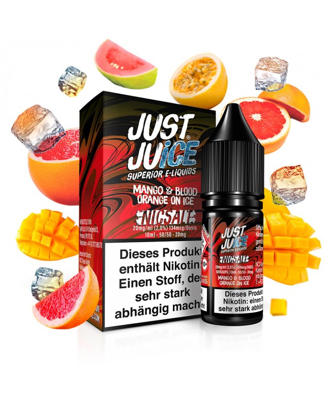 Fusion Mango & Blood Orange on Ice - Just Juice - Nikotinsalz Liquid 10ml