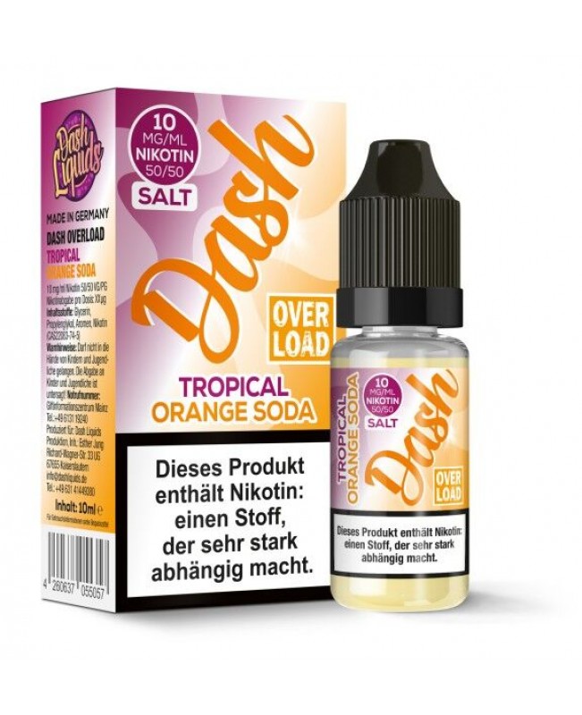 Dash Overload Nikotinsalz - Tropical Orange Soda
