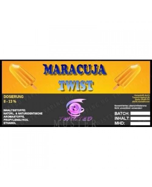 Maracuja Twist - Twisted Flavors Aroma 10ml