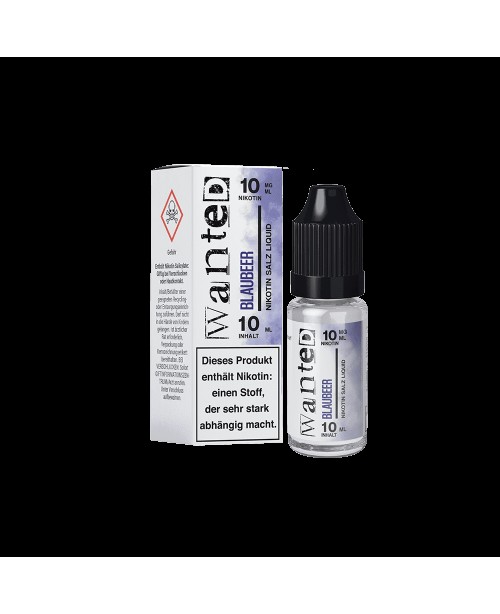 Blaubeer - Wanted Overdosed - Nikotinsalz Liquid 1...