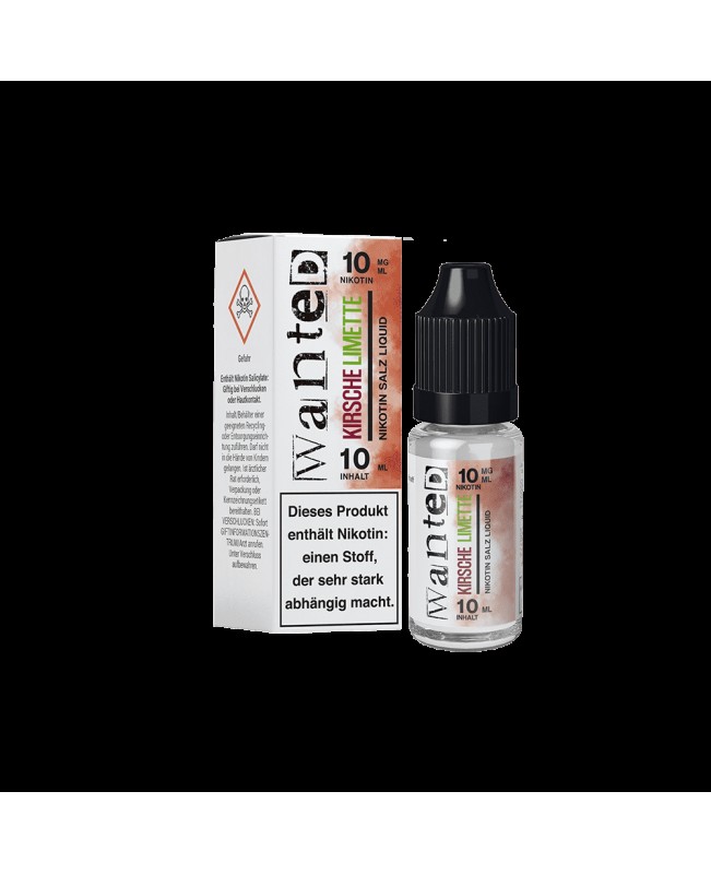 Kirsche Limette - Wanted Overdosed - Nikotinsalz Liquid 10ml