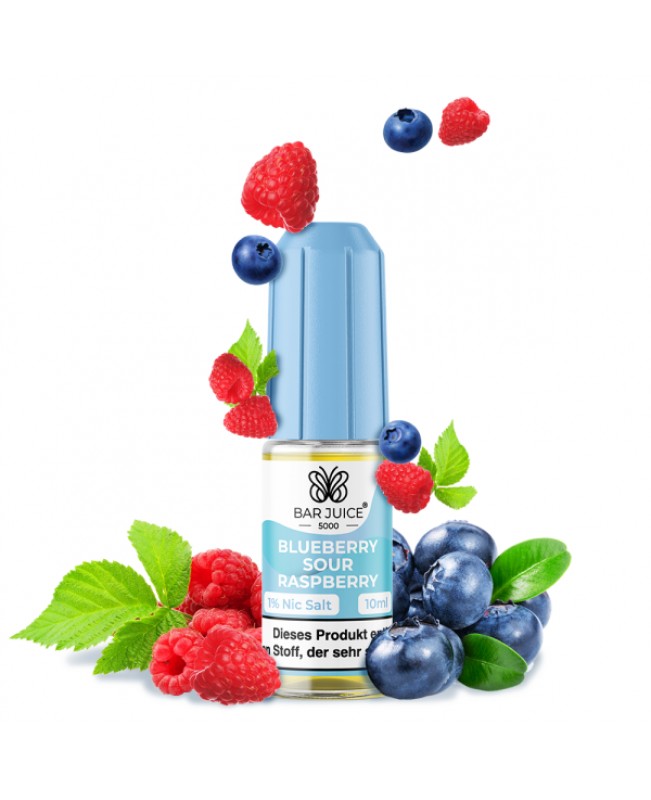 Blueberry Sour Raspberry -  Bar Juice 5000 - Nikotinsalz Liquid 10ml