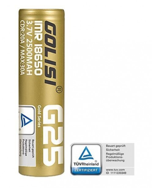 Golisi G25 18650 Akku 2500mAh